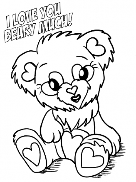 450x600 Happy Valentines Day Mom Coloring Pagefree Printable Valentine39s