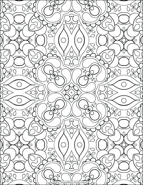 500x647 Abstract Printable Coloring Pages Coloring Pages For Adults