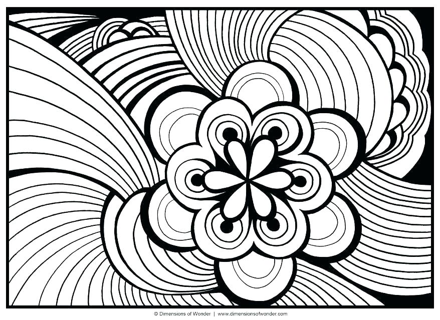 878x639 Free Printable Hard Abstract Coloring Pages Kids Coloring Free