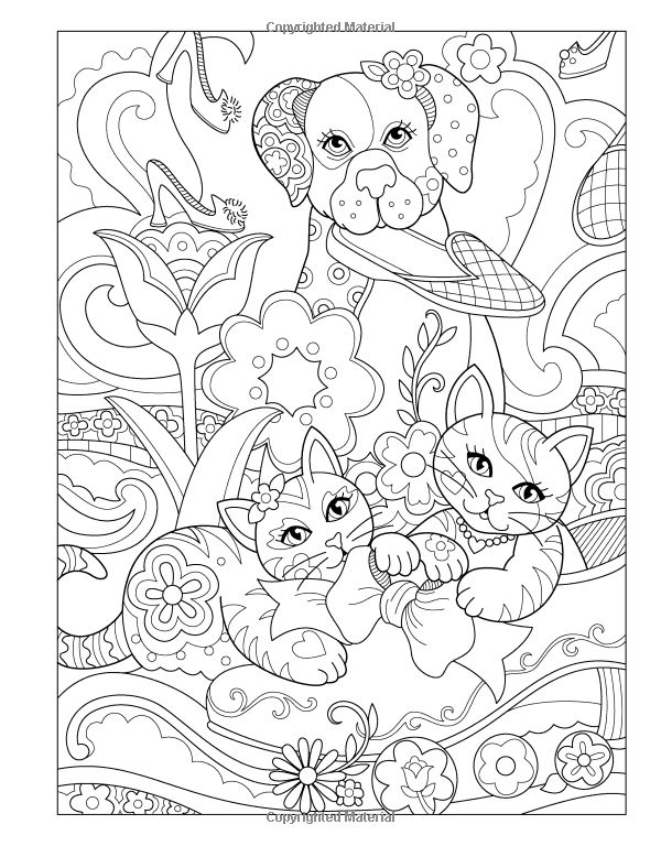Hard Cat Coloring Pages