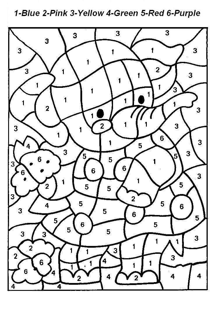 738x1090 Exciting Coloring Pages With Numbers Hard Colo
