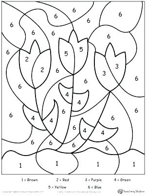 300x400 Hard Color By Number Coloring Sheets Printable Coloring Printable