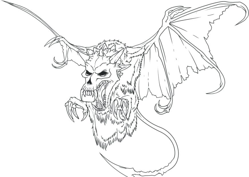 870x619 Dragon Coloring Page Ancient China Coloring Pages Evil Dragon