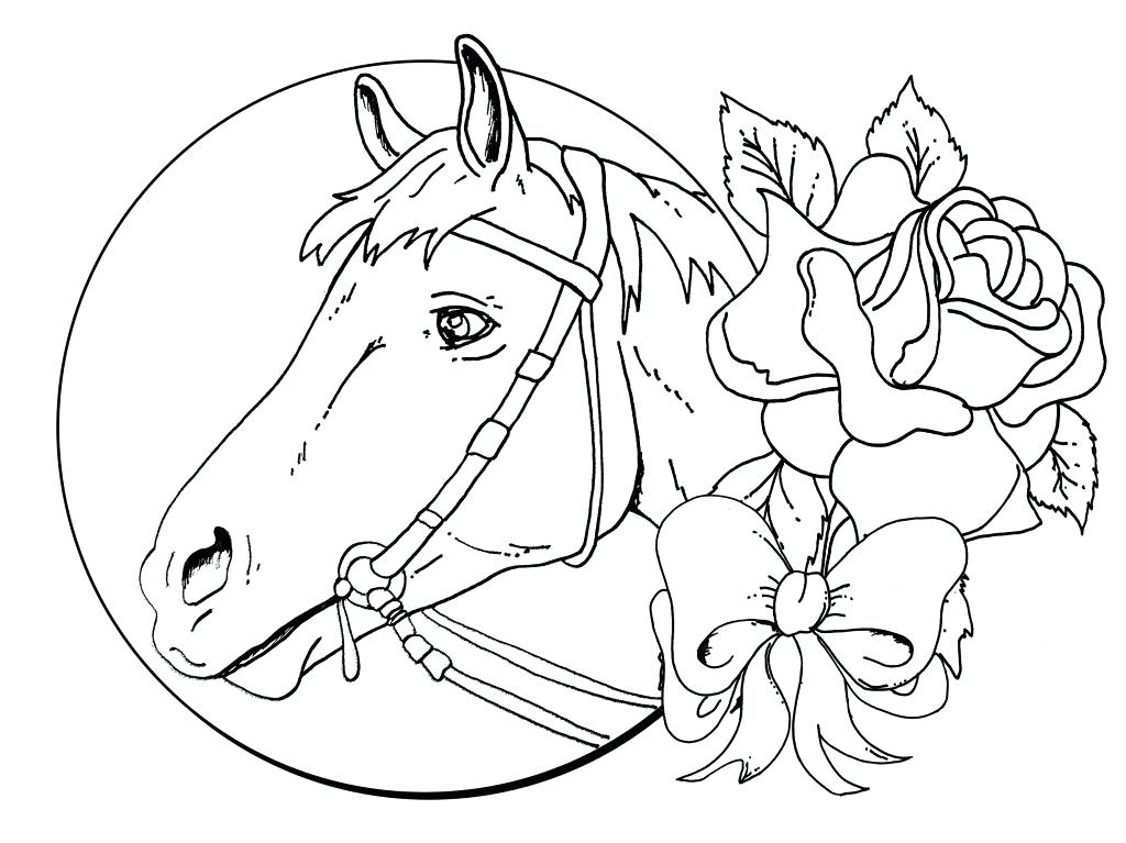 1024x767 Coloring Pages Horses Best Printable Free Kids Coloring Pages