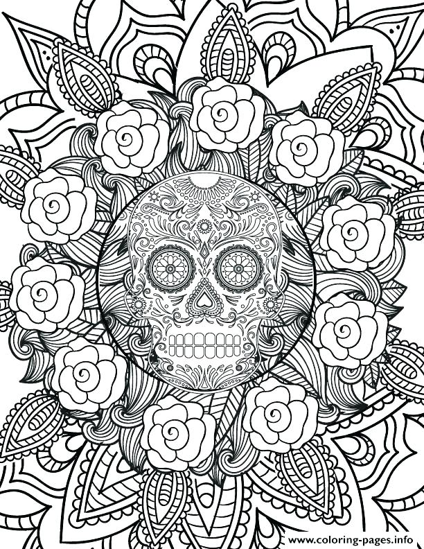 612x792 Flower Coloring Pages Hard Coloring Pages Of Flowers Adult Hard