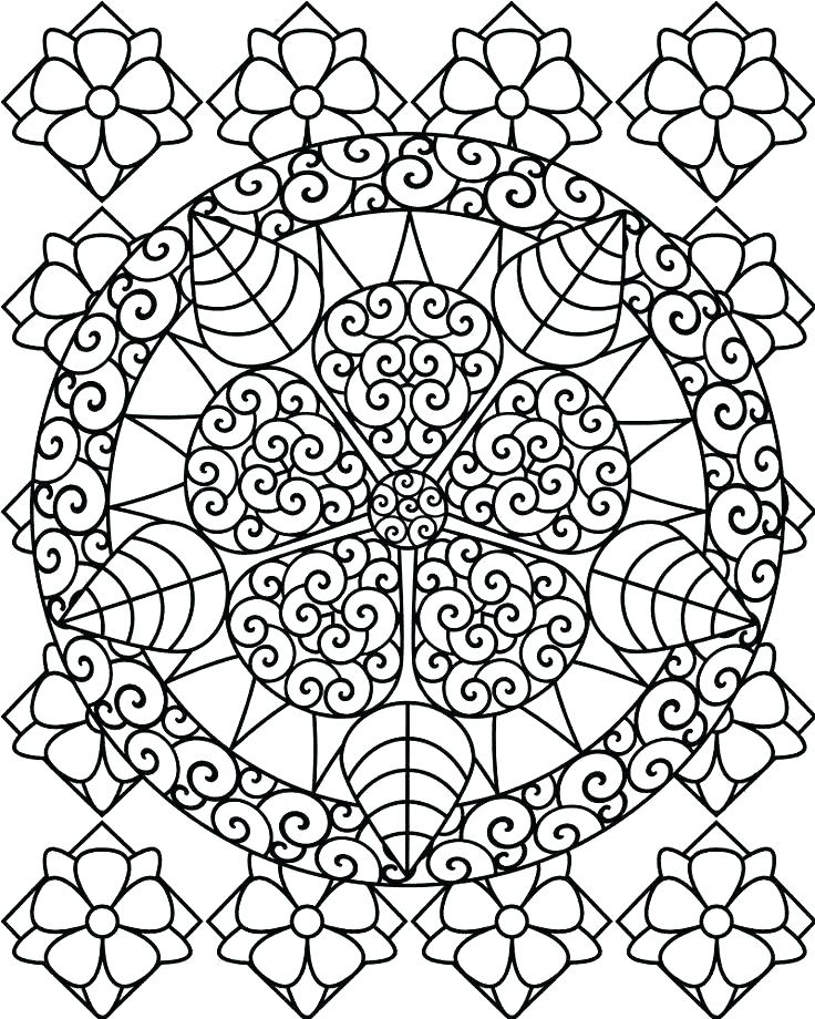 736x920 Unique Hard Coloring Pages That You Can Print Mold