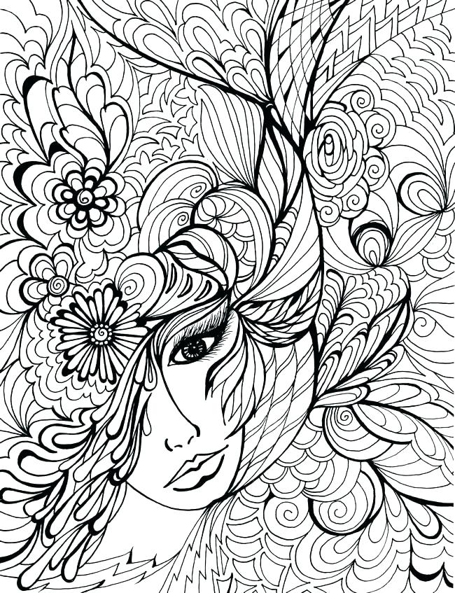 650x847 Hard Coloring Pictures