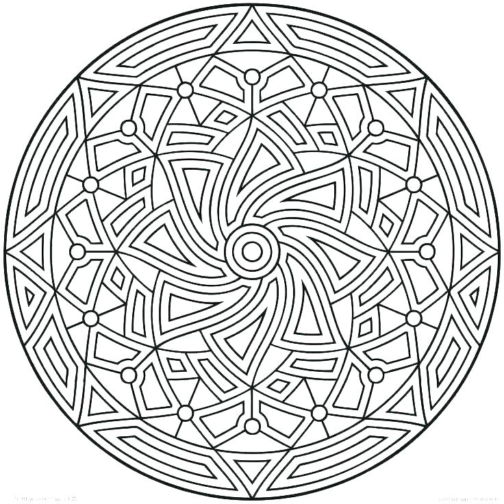 736x736 Hard Design Coloring Pages Deepart