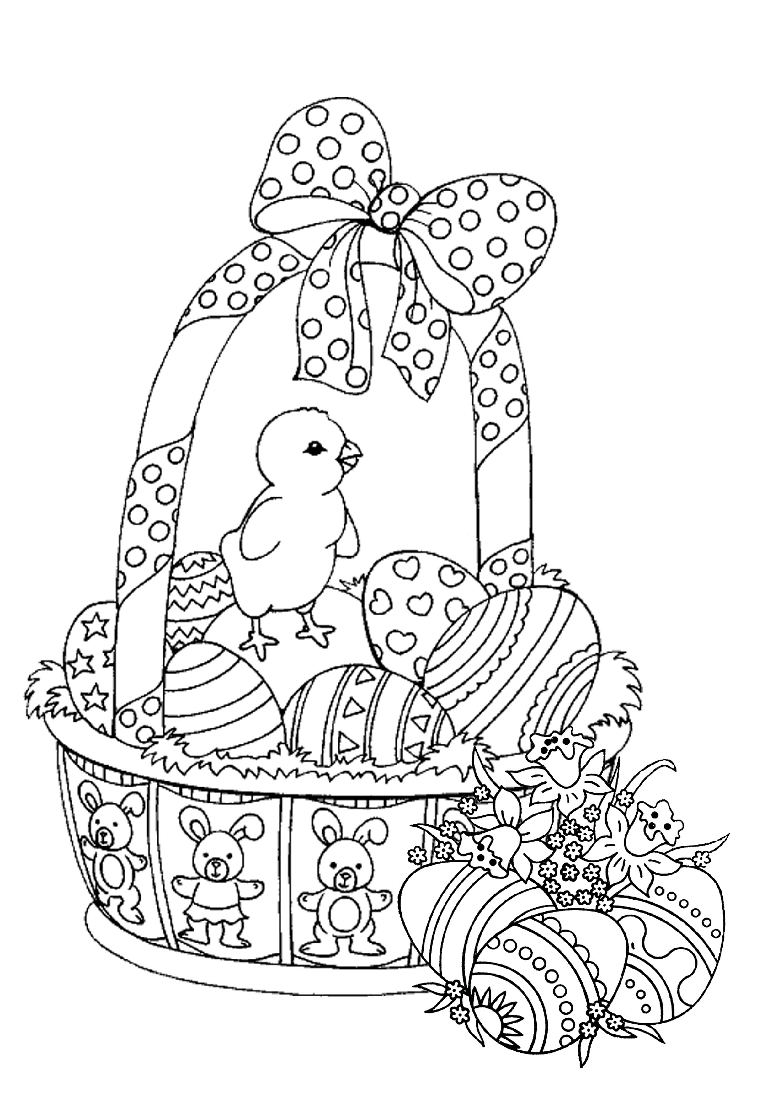 2480x3508 Easter Coloring Pages For Adults
