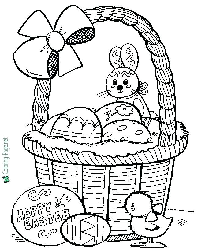 670x820 Kids Easter Coloring Pages