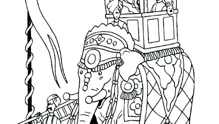 750x425 Elephant Coloring Pages For Kids National Flag Coloring Pages Kids
