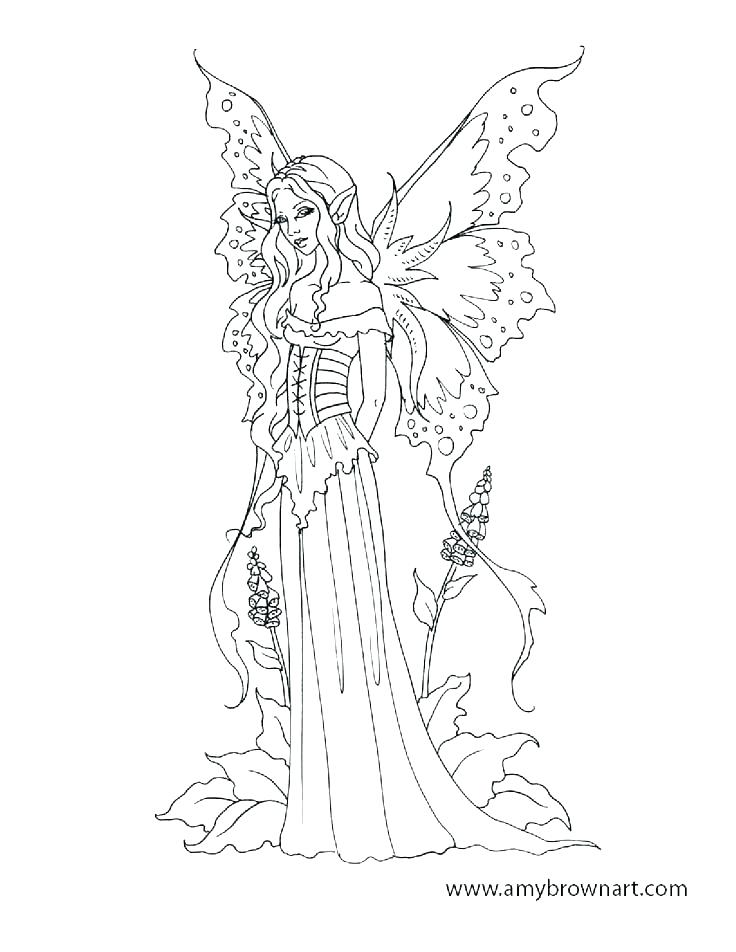 736x952 Realistic Fairy Coloring Pages Cool And Hard Things To Draw Tags