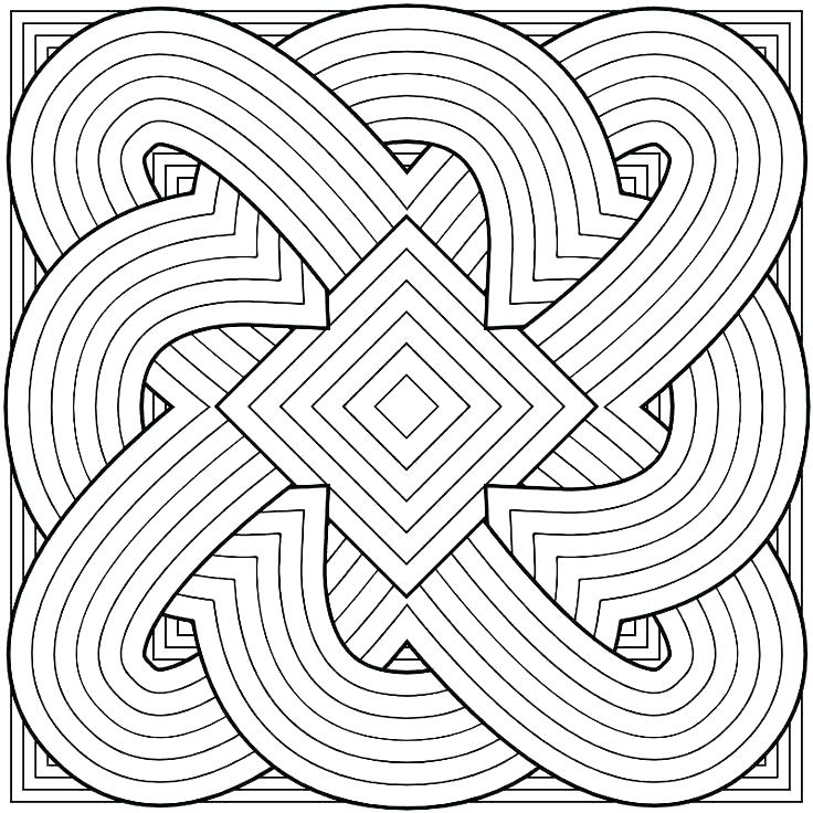 736x736 Free Printable Geometric Coloring Pages Free Geometric Coloring