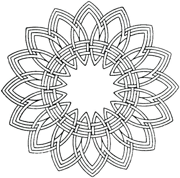 630x625 Geometric Design Coloring Pages Geometric Design Coloring Pages