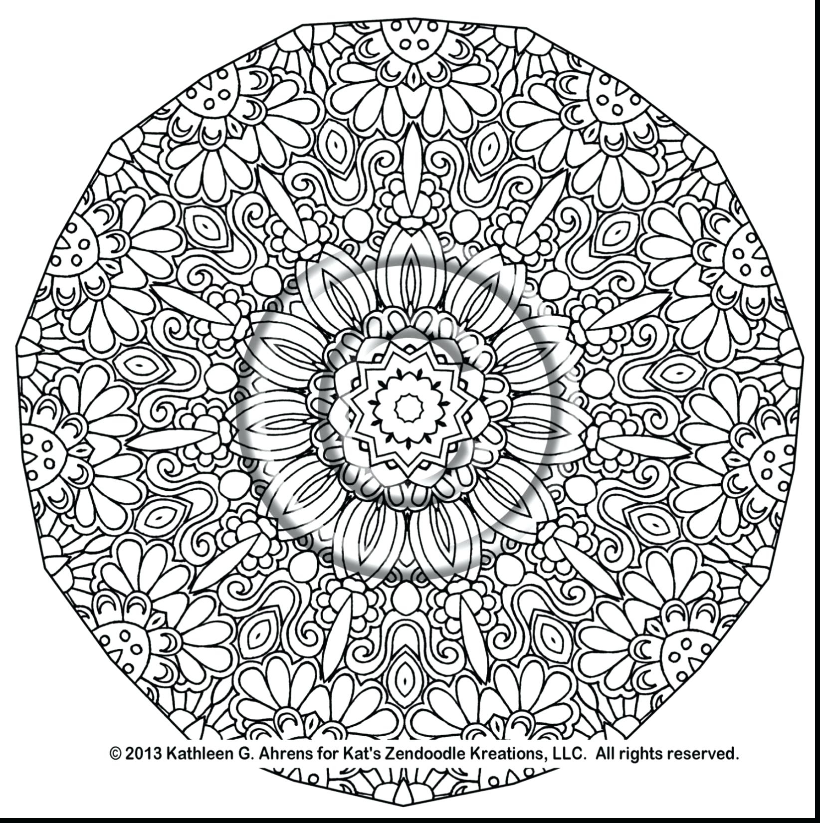 1644x1650 Printable Images Of Hard Geometric Coloring Pages Free Striking