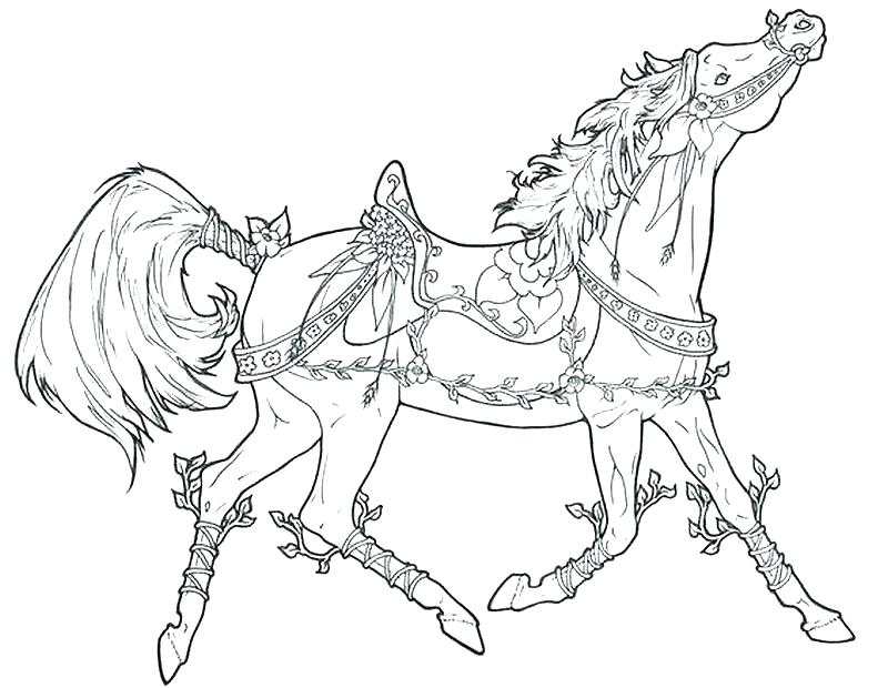 800x620 Horse Coloring Pages To Print Mustang Horse Coloring Pages Horses