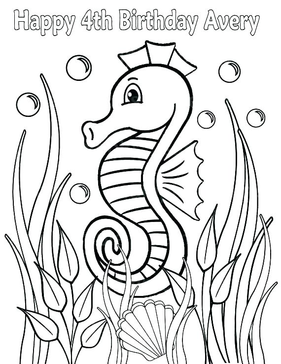 570x738 Seahorses Coloring Pages Sea Horse Coloring Pages Seahorse