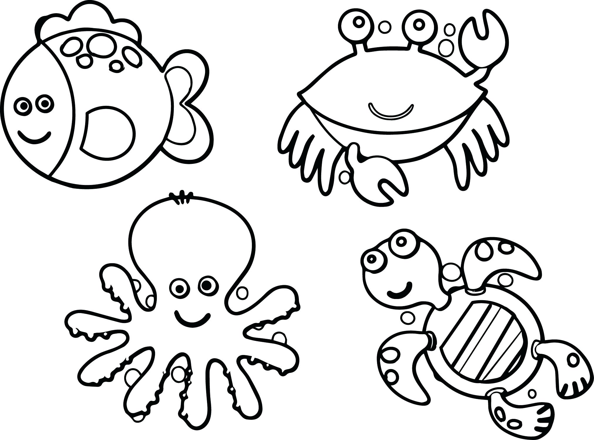 2023x1501 Coloring Pages Flowers Hard Sea Life Animals Page Showering Horse