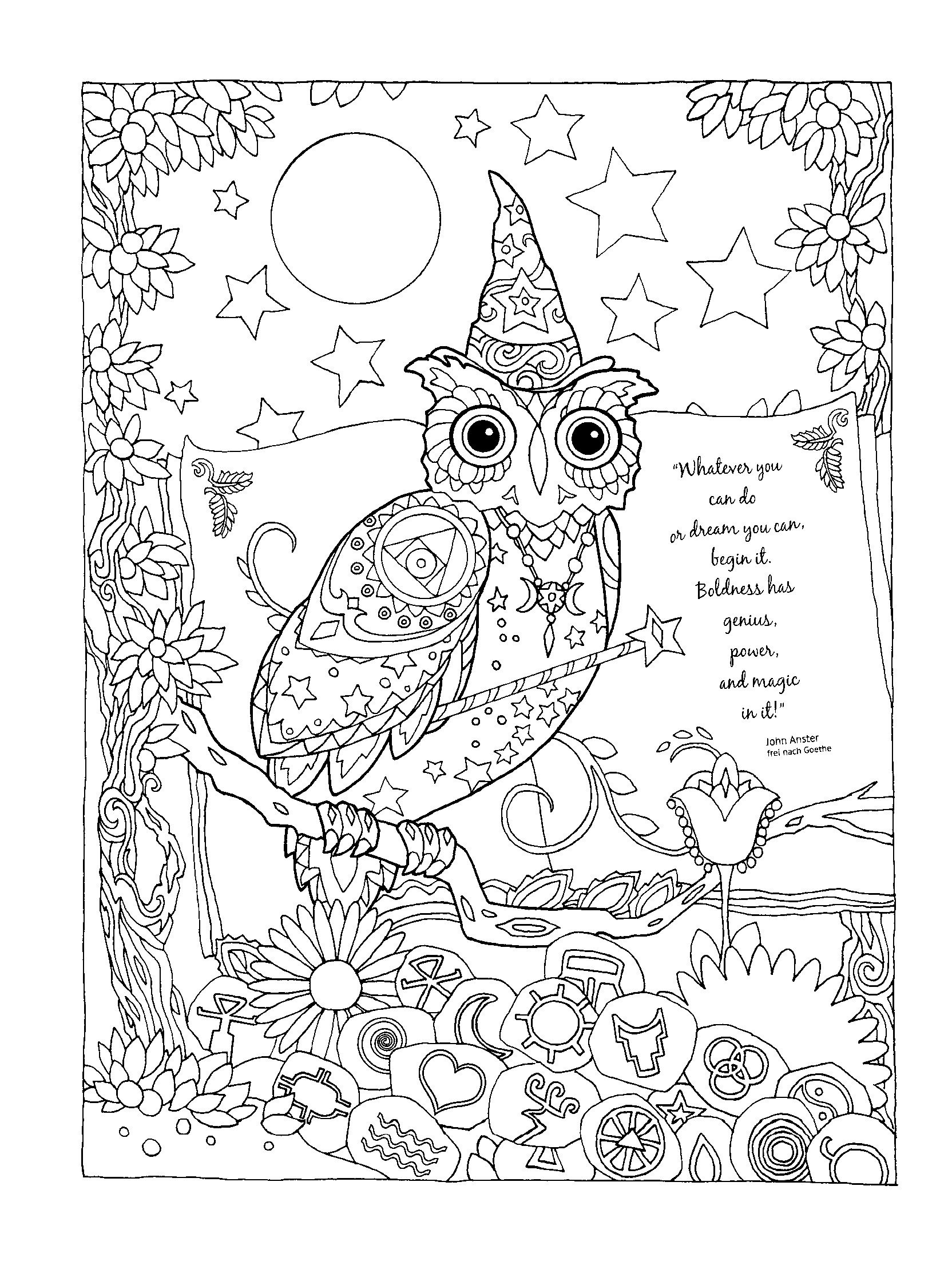 1664x2239 Fresh Astonishing Hard Owl Coloring Pages Adult With Coloring