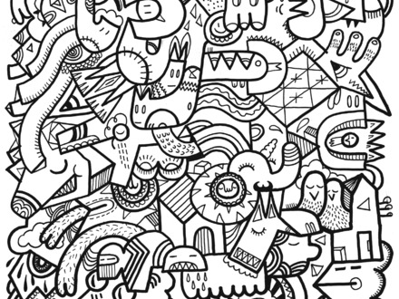 Hard Pattern Coloring Pages
