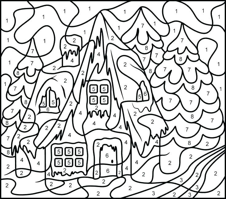 736x648 Hard Color By Number Worksheets Free Printable Coloring Printable
