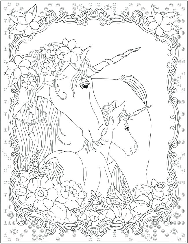 650x842 Hard Unicorn Coloring Pages Plus Printable Hard Coloring Pages