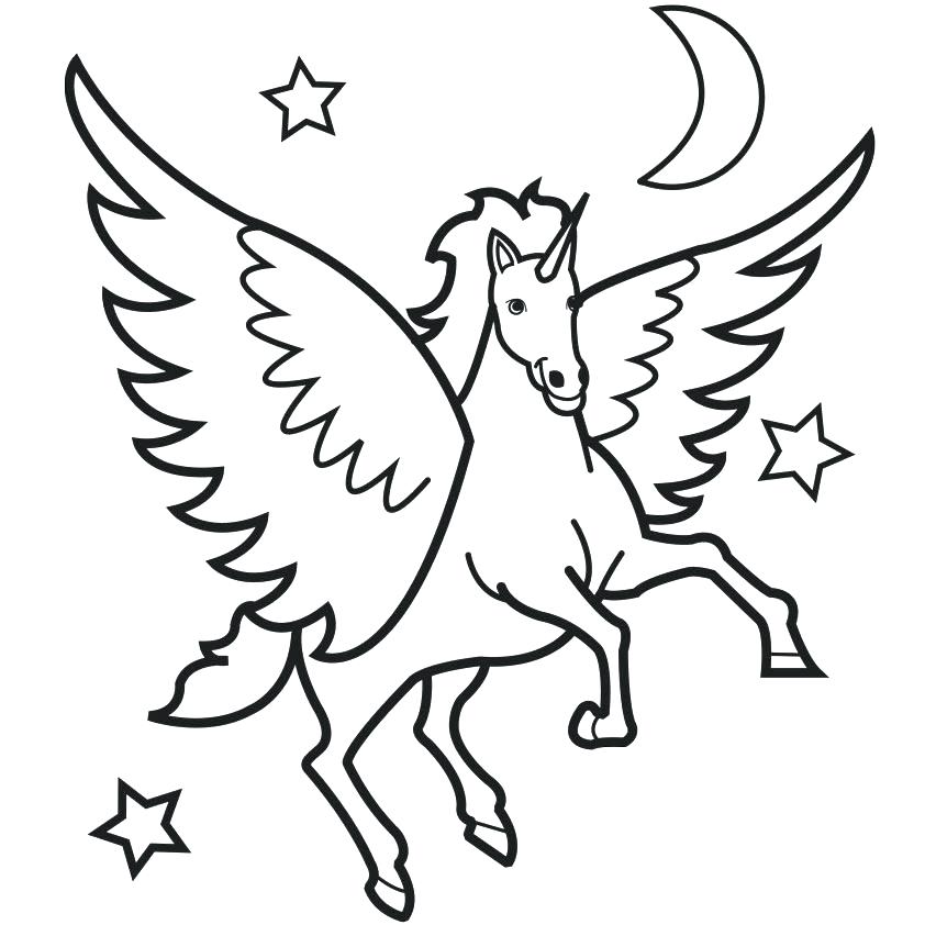 842x842 Hard Unicorn Coloring Pages Unicorn Coloring Page Hard Animal