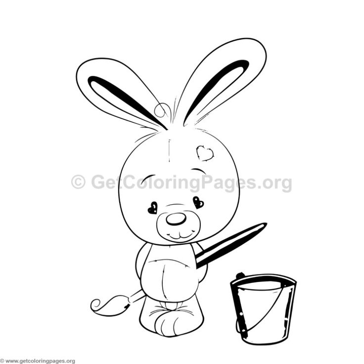 Hare Coloring Pages