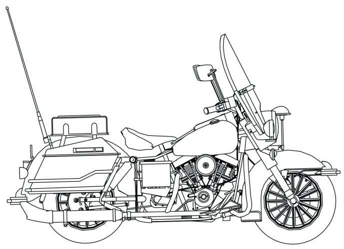 689x500 Coloring Pages ~ Motorcycle Coloring Pages Bike Page
