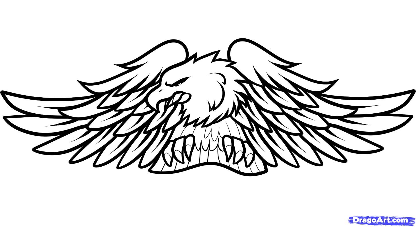 1451x793 Harley Davidson Eagle Logo Coloring Pages