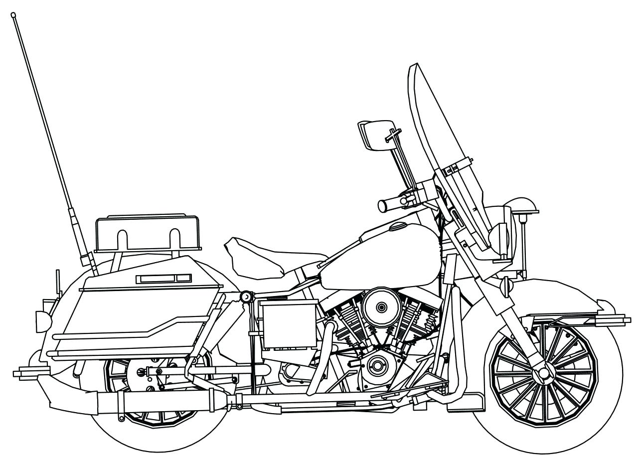 1280x929 Coloring Pages ~ Motorcycle Coloring Pages Hot Wheels Harley