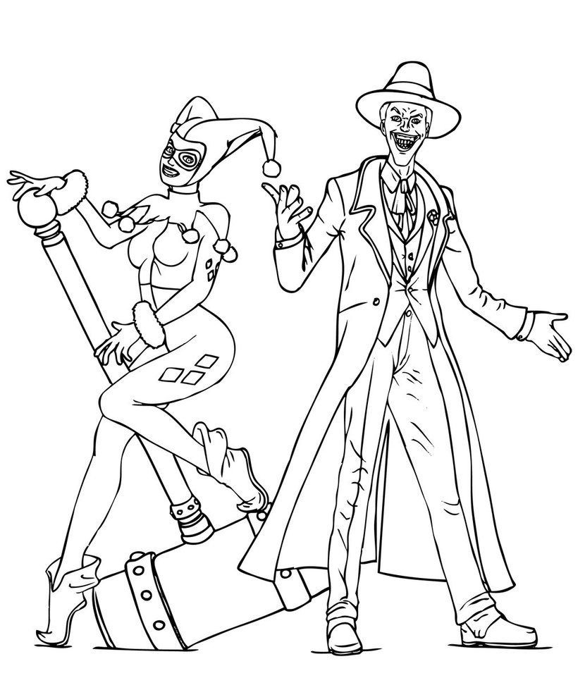 830x962 36 Harley Quinn Coloring Pages Lego Colouring Best