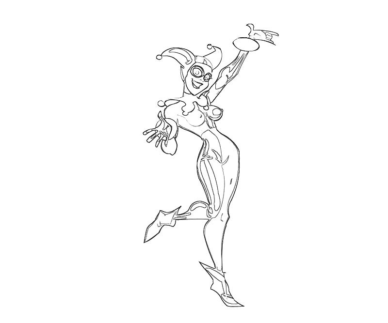 800x667 Harley Quinn Coloring Pages To Download And Print For Free