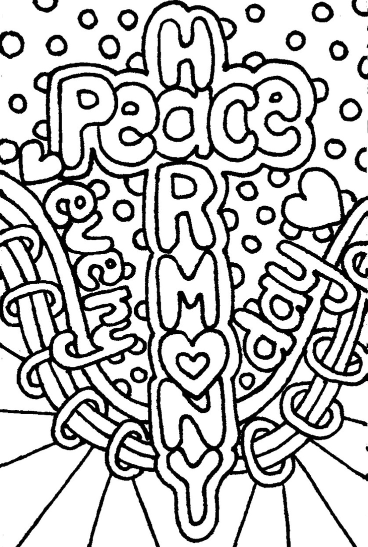 736x1093 506 Best Color Pages With Words Images On Adult