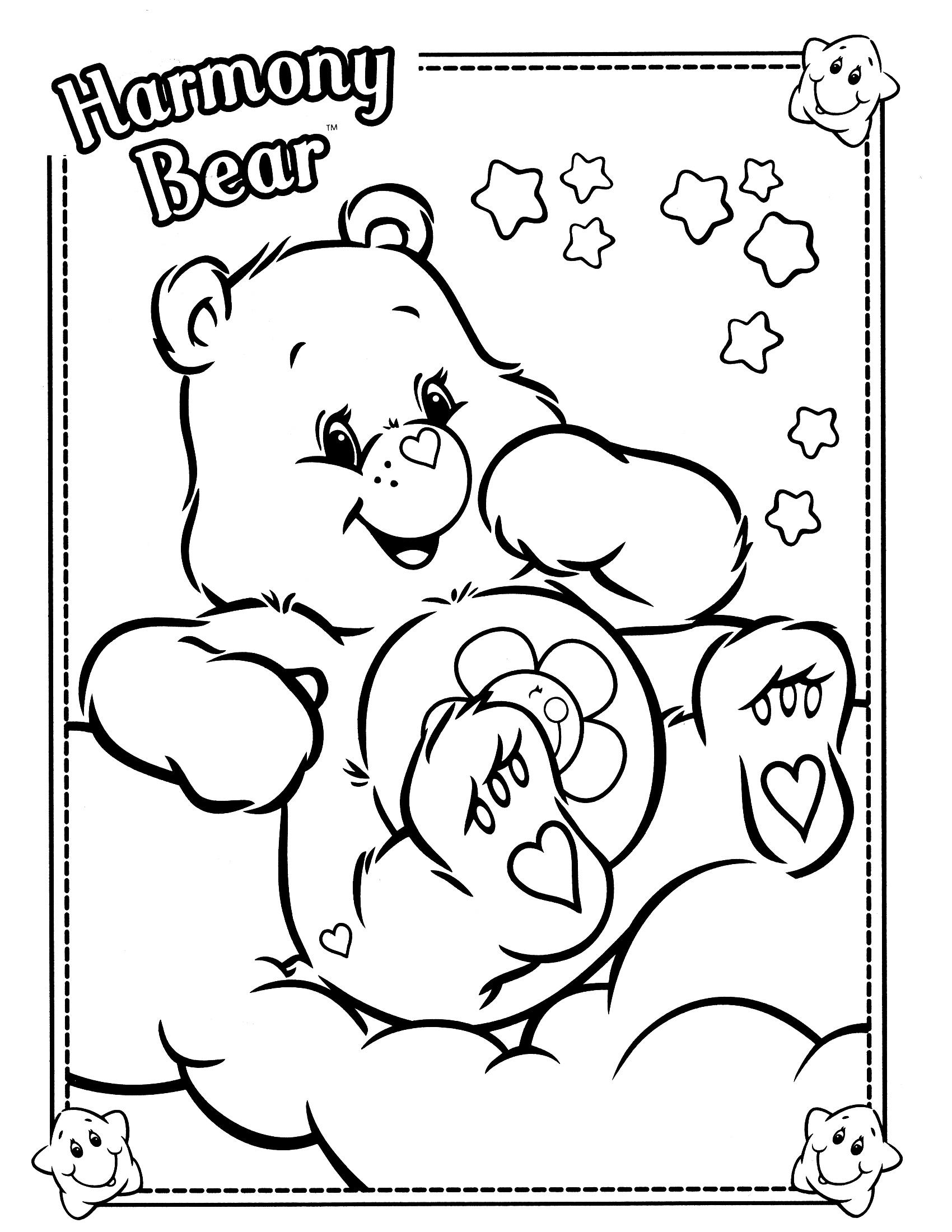 1700x2200 Wonderheart Bear Coloring Pages Copy Inspiration Care Bears Page