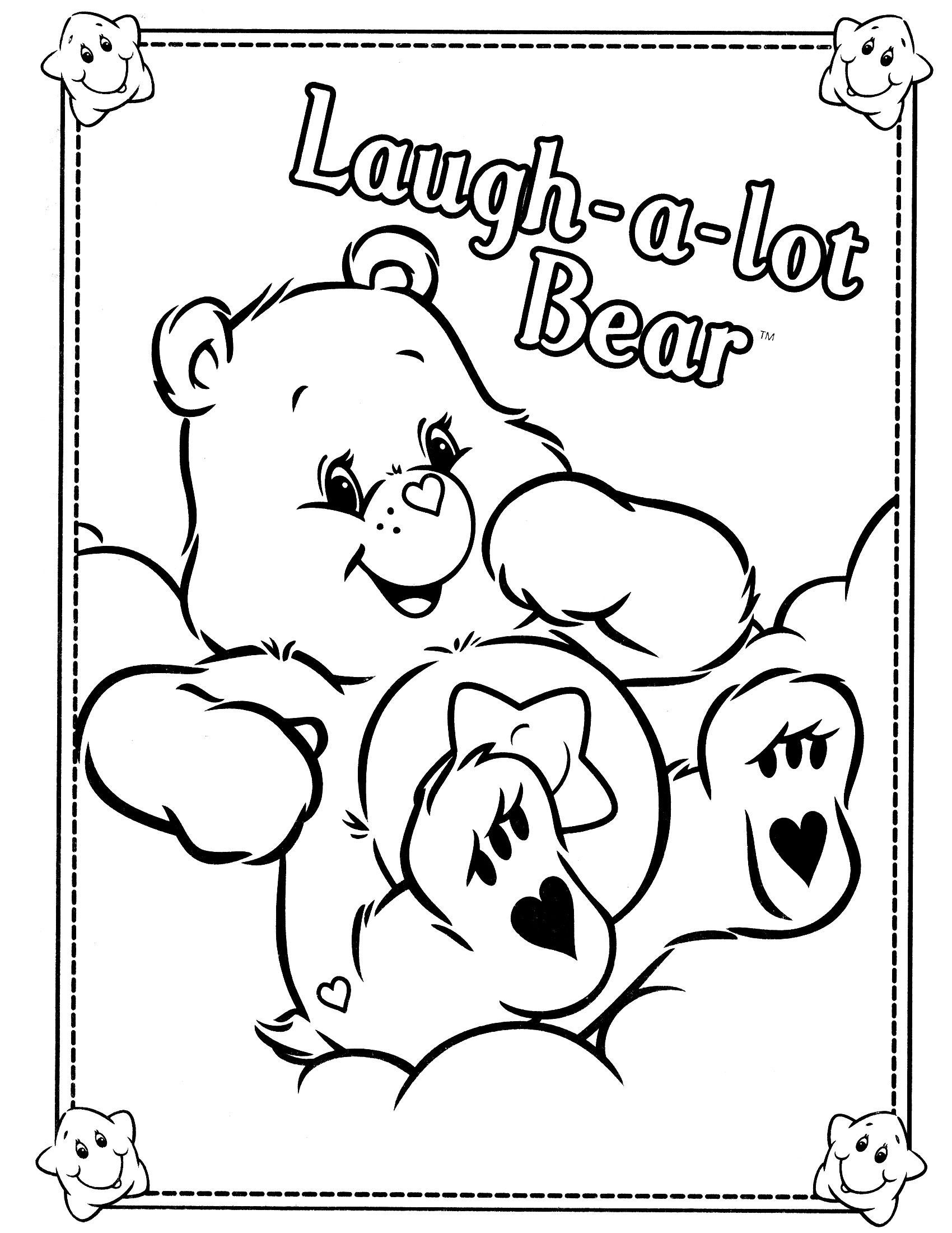 1700x2200 Care Bears Coloring Page Tagged With Care Bear Coloring Pages 5