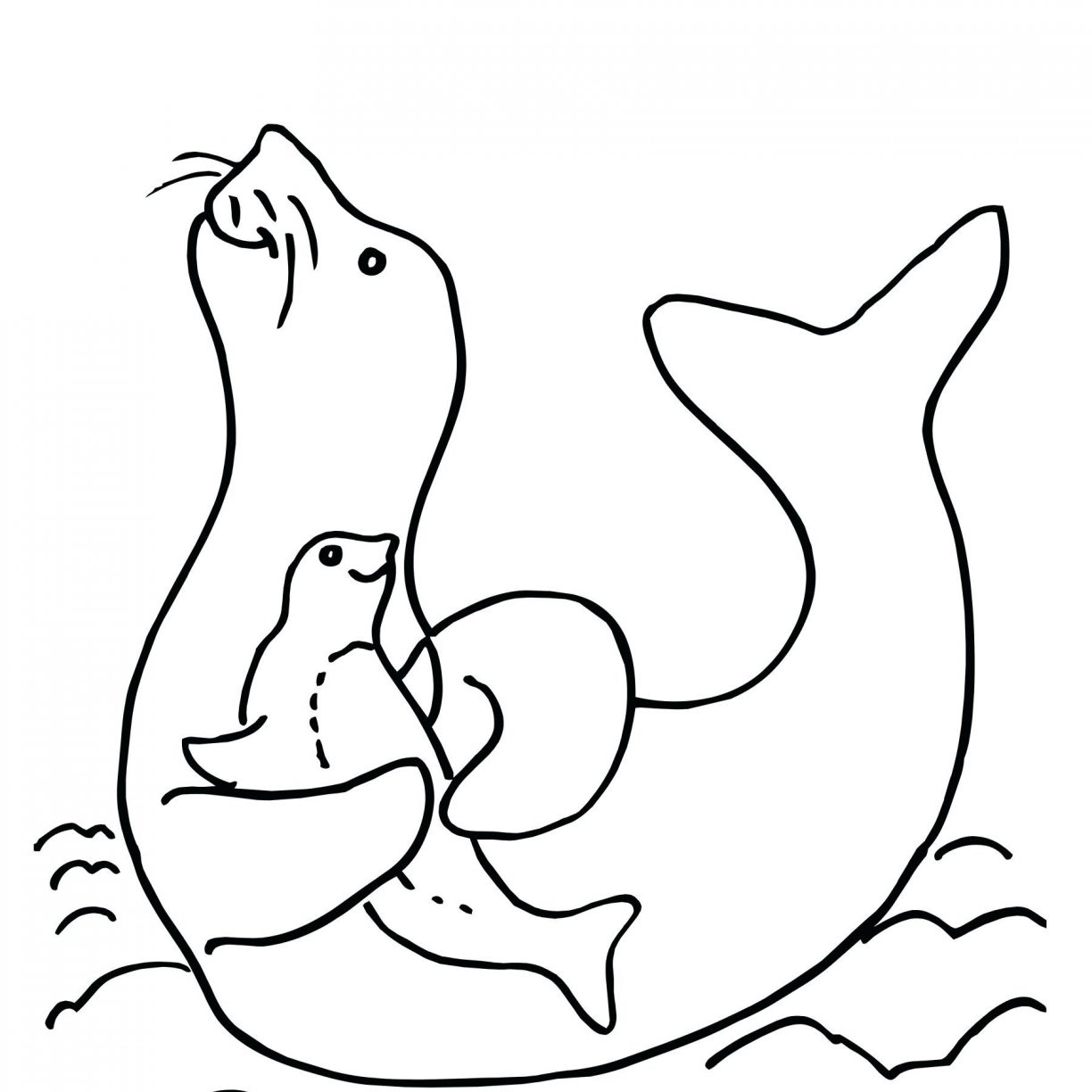1224x1224 Seal Coloring Pages Navy Pdf State Of Ohio Maines Staggering
