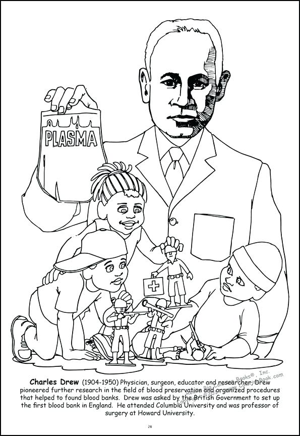 Harriet Tubman Coloring Page