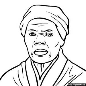 300x300 Harriet Tubman Coloring Page Nappy