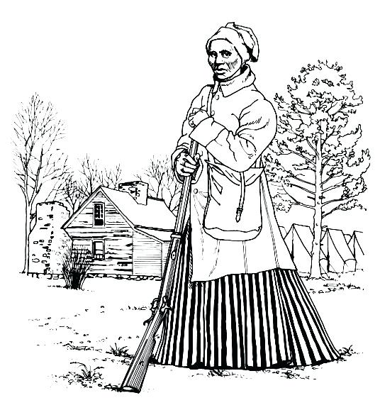 536x578 Coloring Page For Harriet Tubman And Coloring Page 189