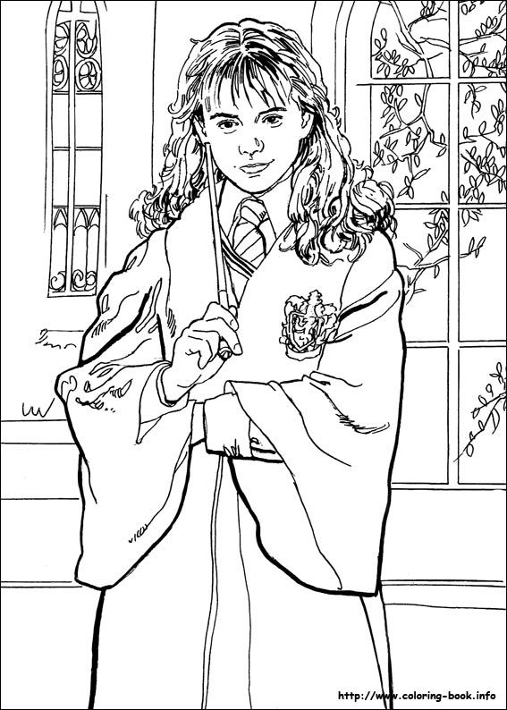 567x794 Harry Potter And The Sorcerer's Stone (1997). Coloring Page
