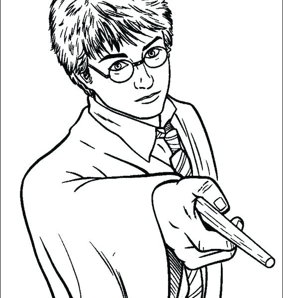 569x600 Harry Potter Color Pages
