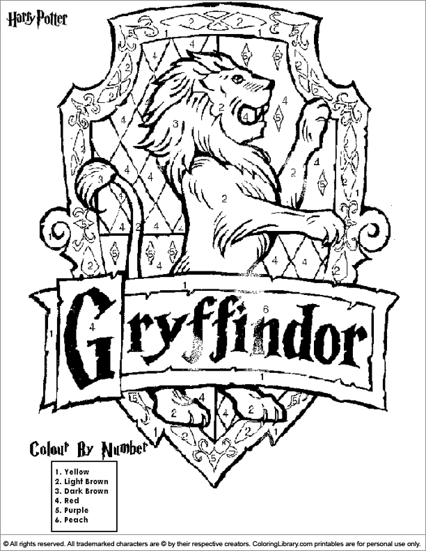 612x792 Harry Potter Coloring Pages Hogwarts Crest Fresh