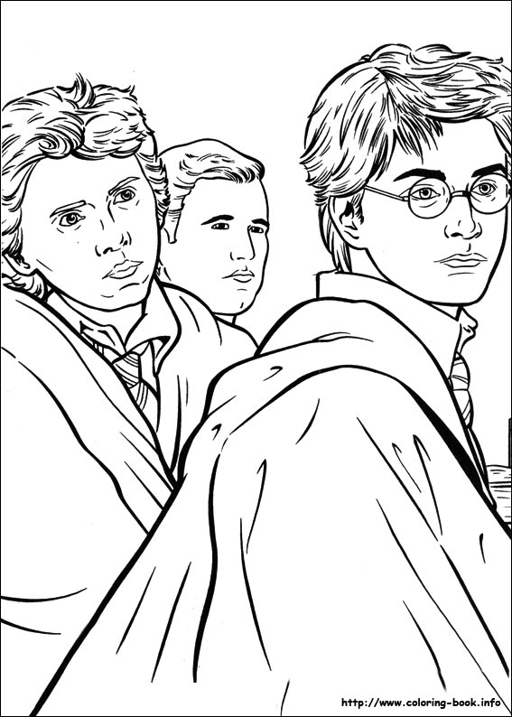 567x794 Harry Potter Coloring Pages On Coloring