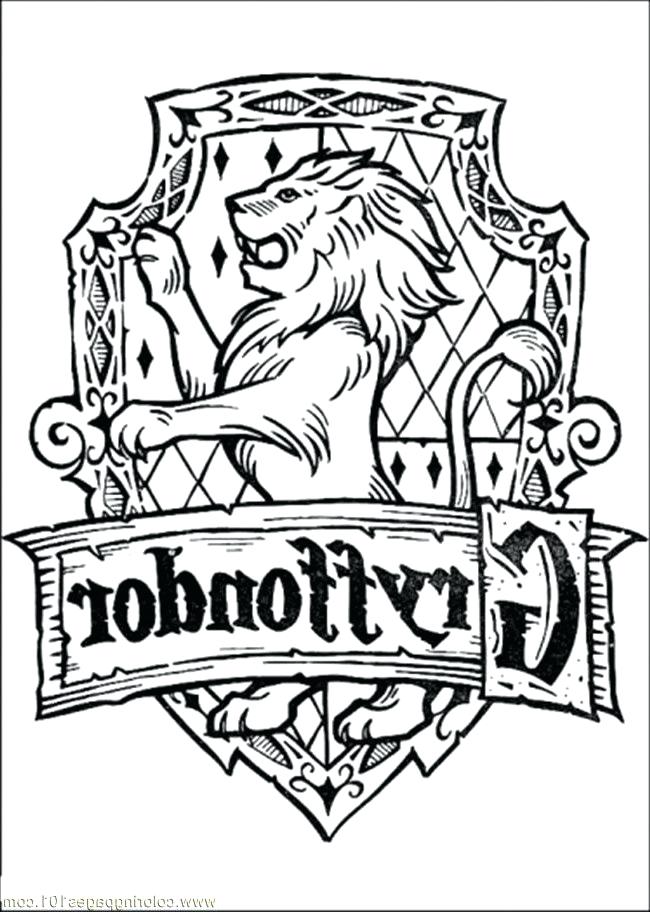 650x912 Slytherin Crest Coloring Page Harry Potter Colouring Pages Pdf