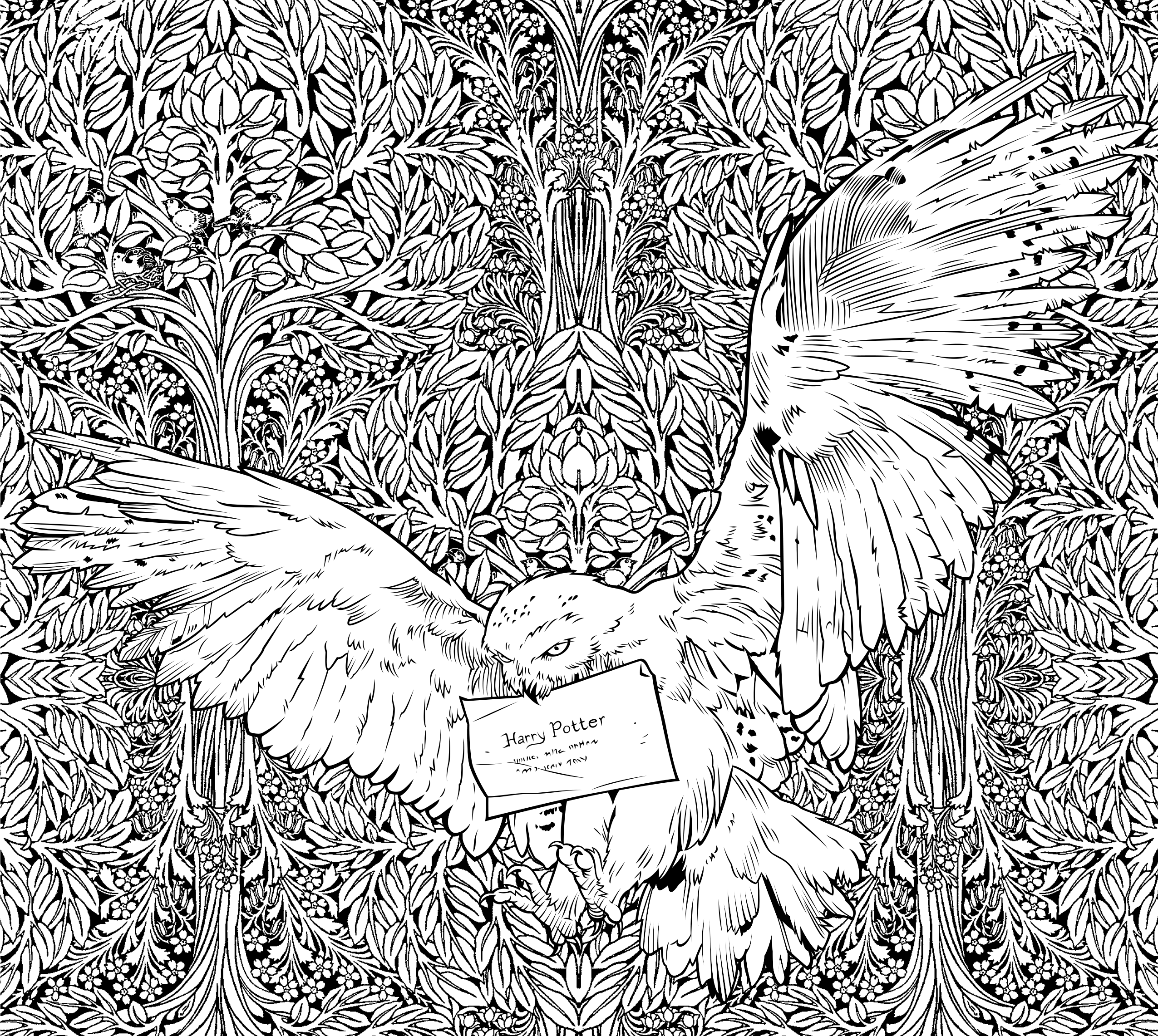 2551x2283 Excellent Ideas Harry Potter Coloring Book A Sneak Peek Of The New