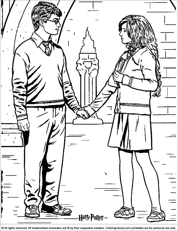 612x792 Harry Potter Coloring Pages