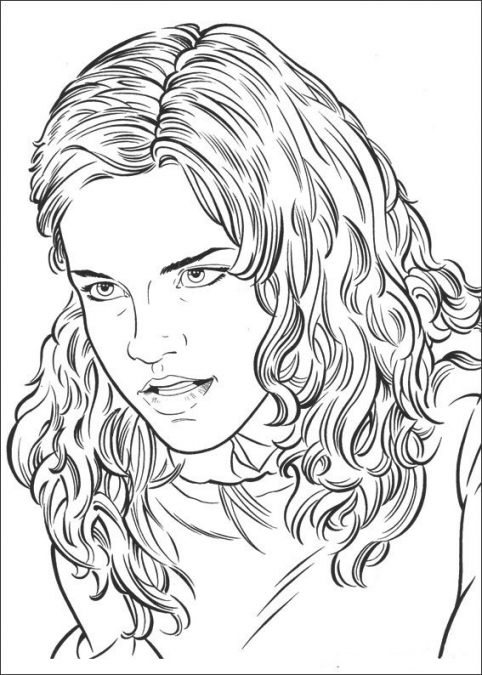 482x675 Hermione Coloring Pages Hermione Granger Who Is Angry Harry Potter