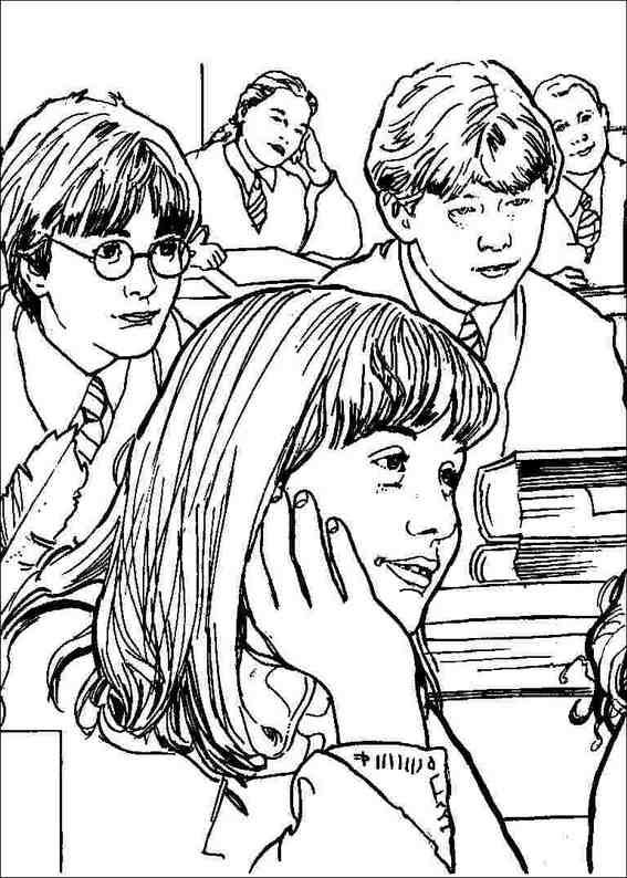 567x794 Harry Potter Coloring Pages