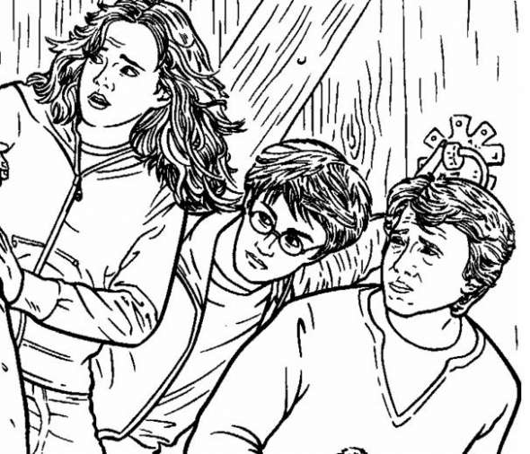 590x506 Harry Potter Coloring Pages Coloring Pages Harry